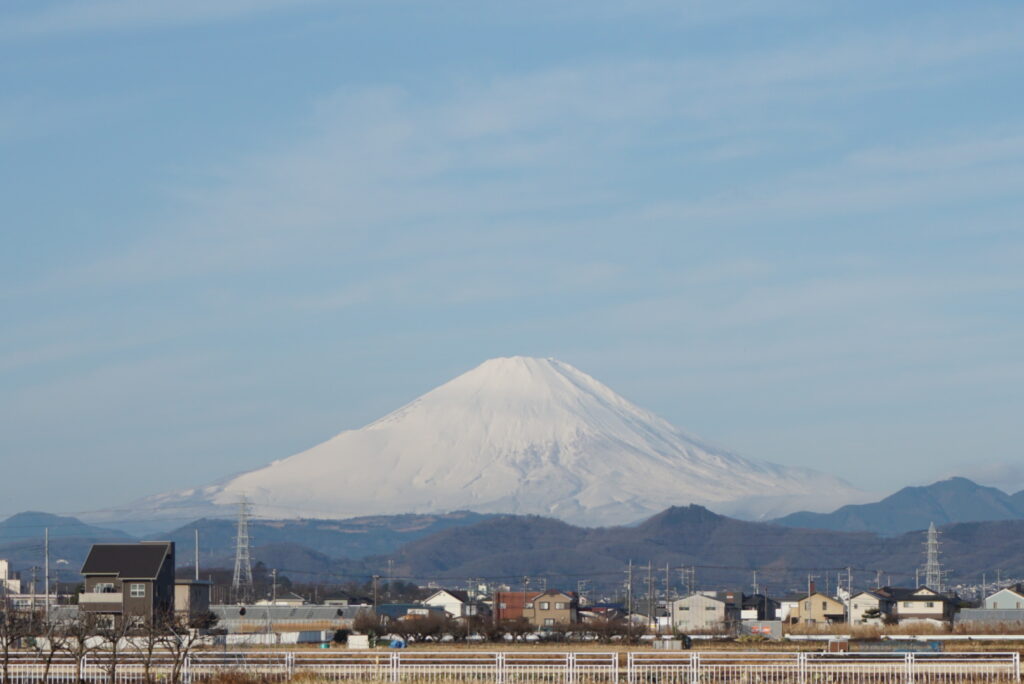 2021年1月25日の富士山