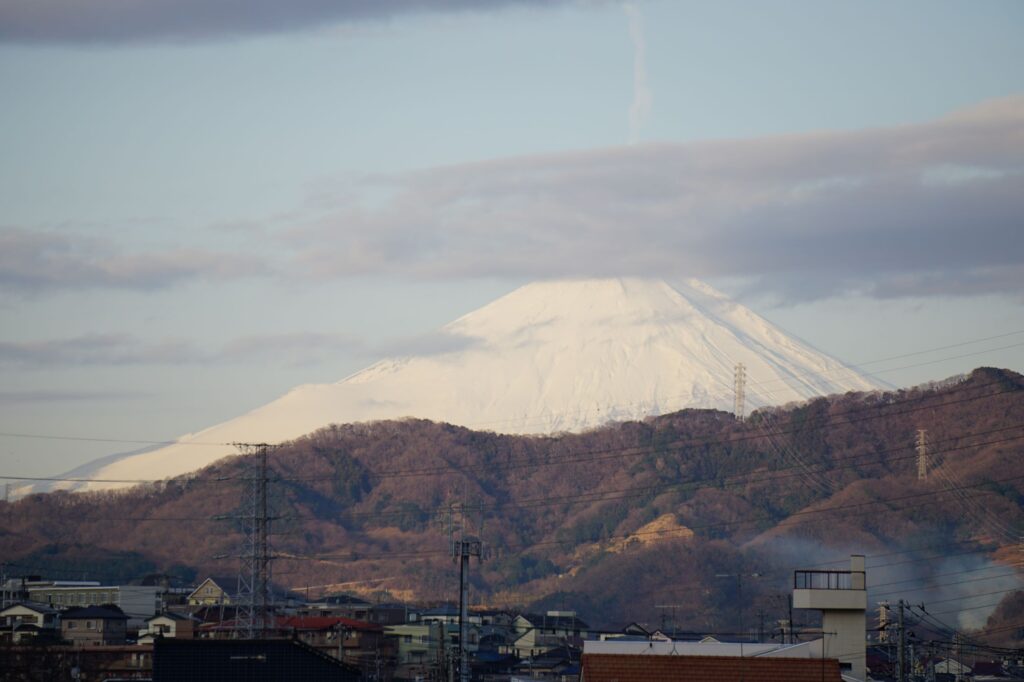 2021年1月26日の朝撮り富士山