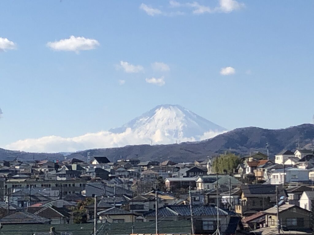 2021年1月19日の富士山