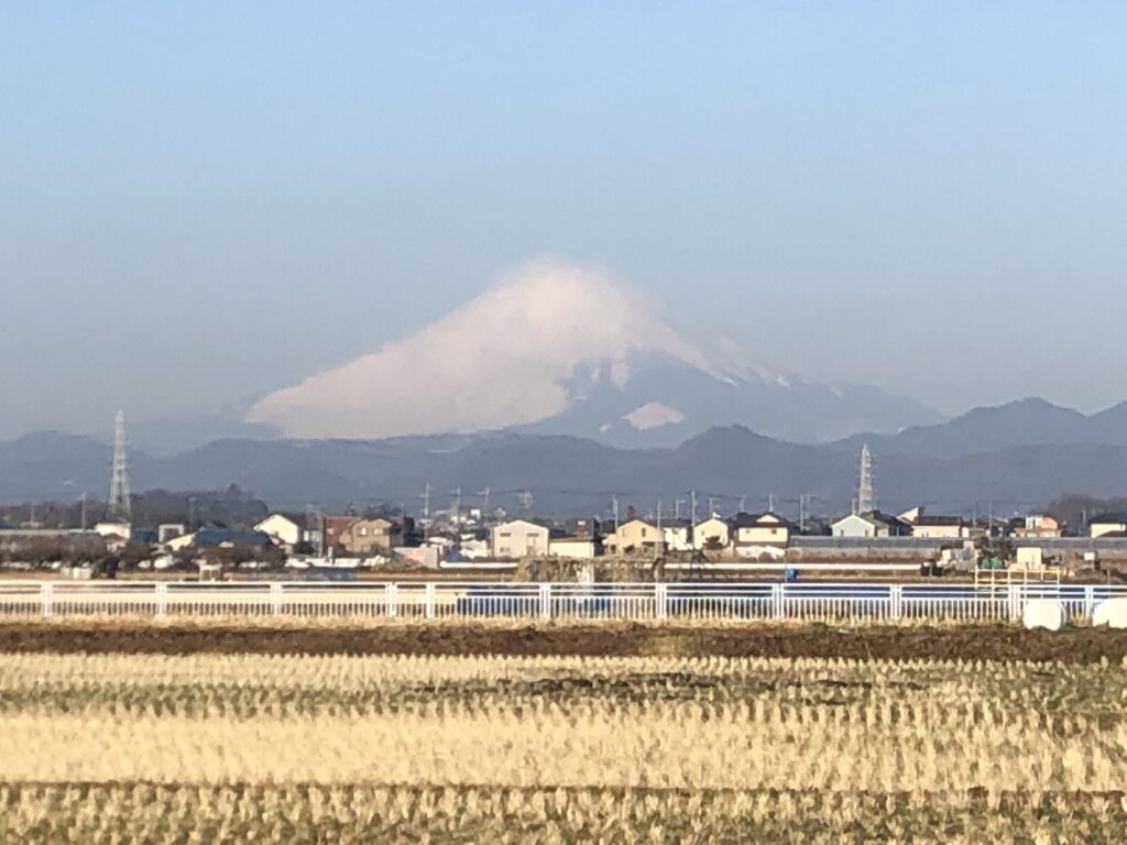 2021年1月29日の朝撮り富士山