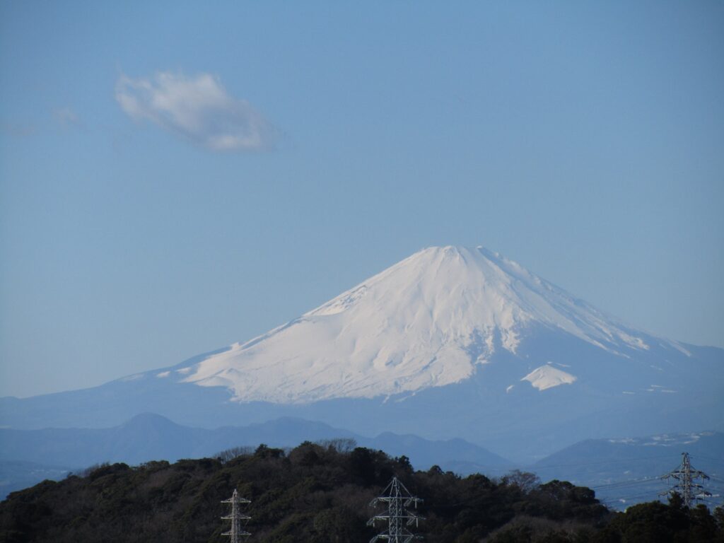2021年1月24日の富士山