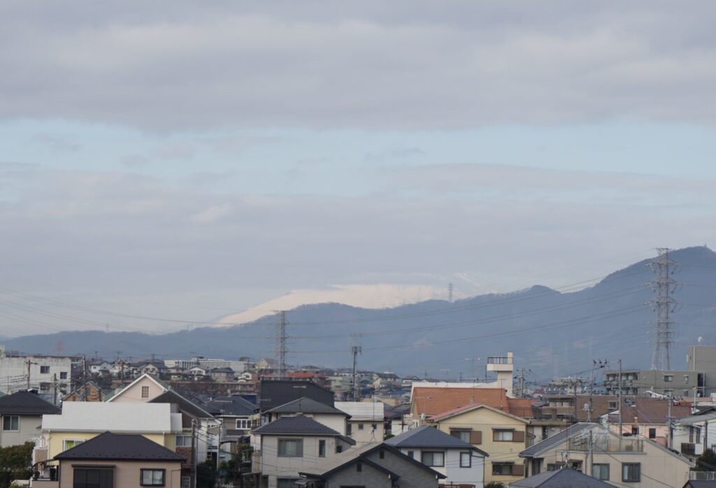 2021年2月14日の富士山