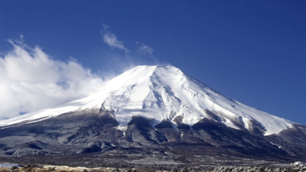 2021年2月24日の富士山