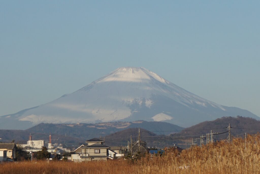 2021年2月6日の富士山