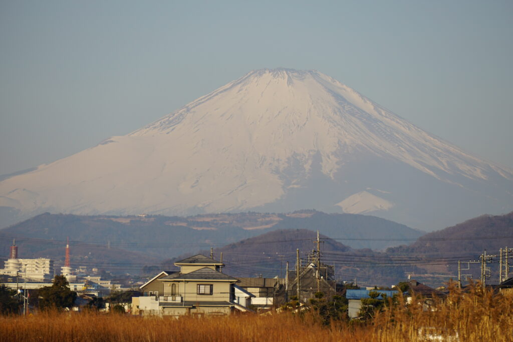 2021年2月7日の富士山