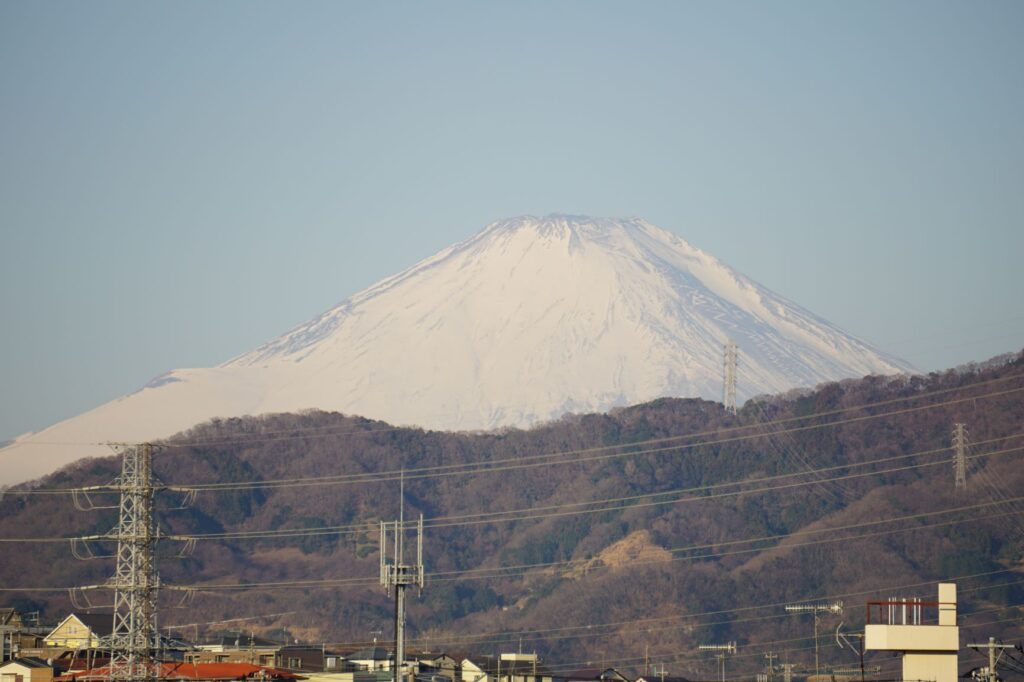 2021年2月11日の富士山