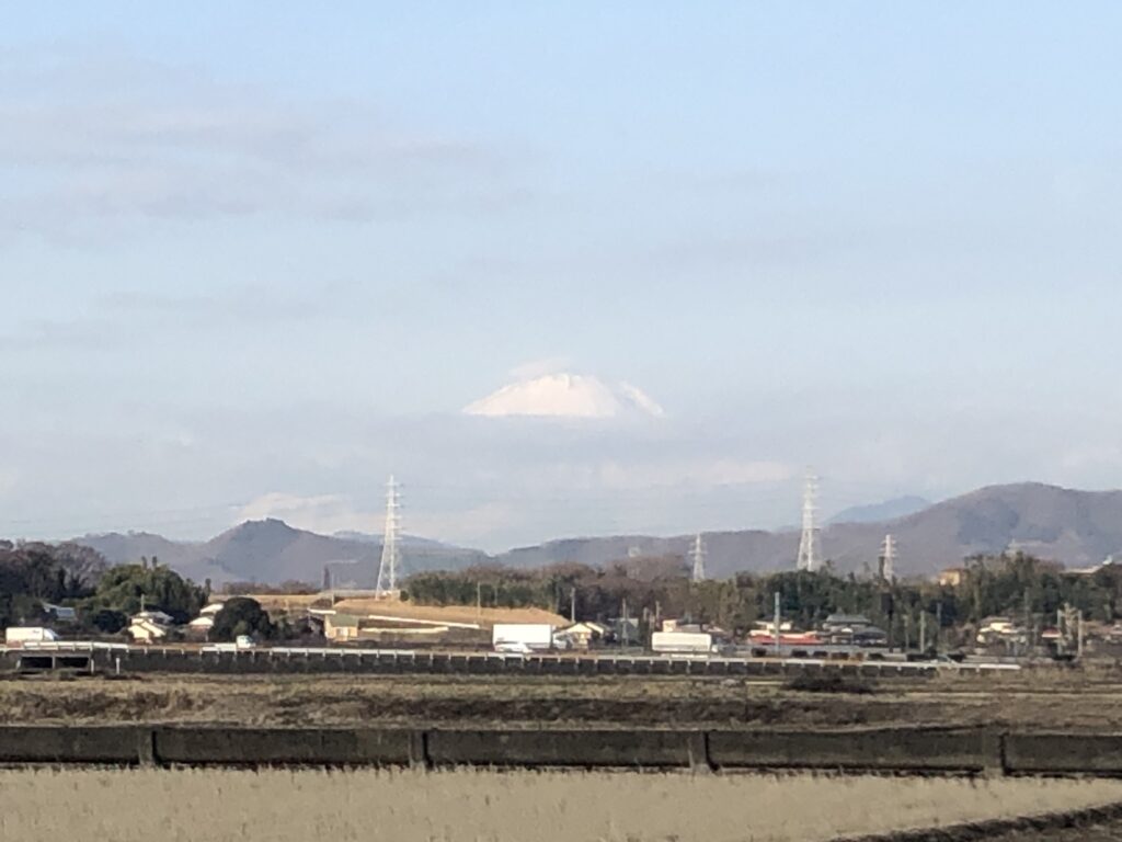 2021年2月1日の富士山