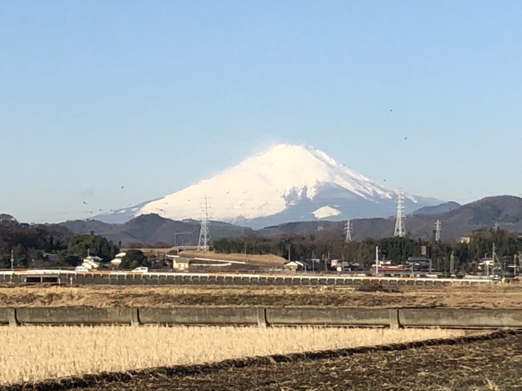 2021年2月3日の富士山