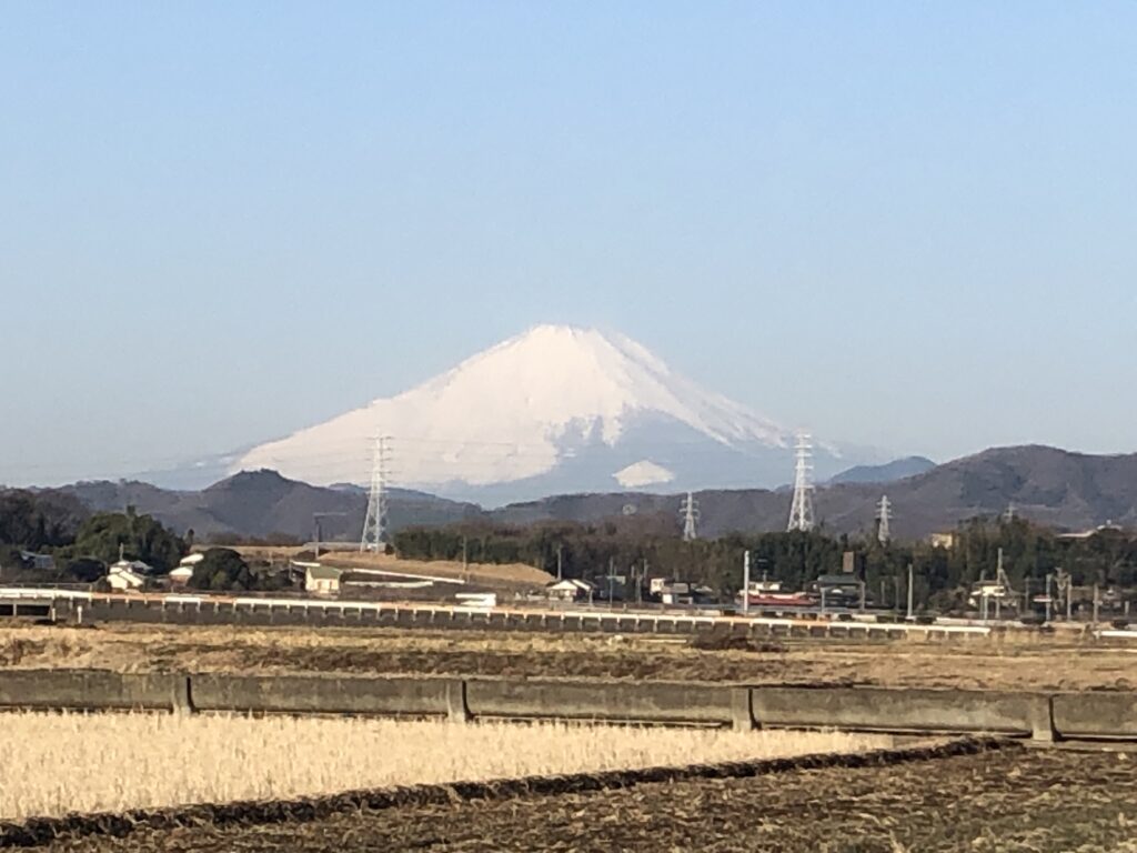 2021年2月4日の富士山