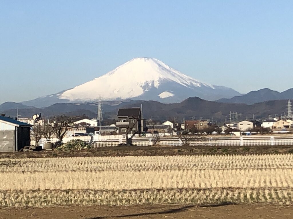 2021年2月5日の富士山