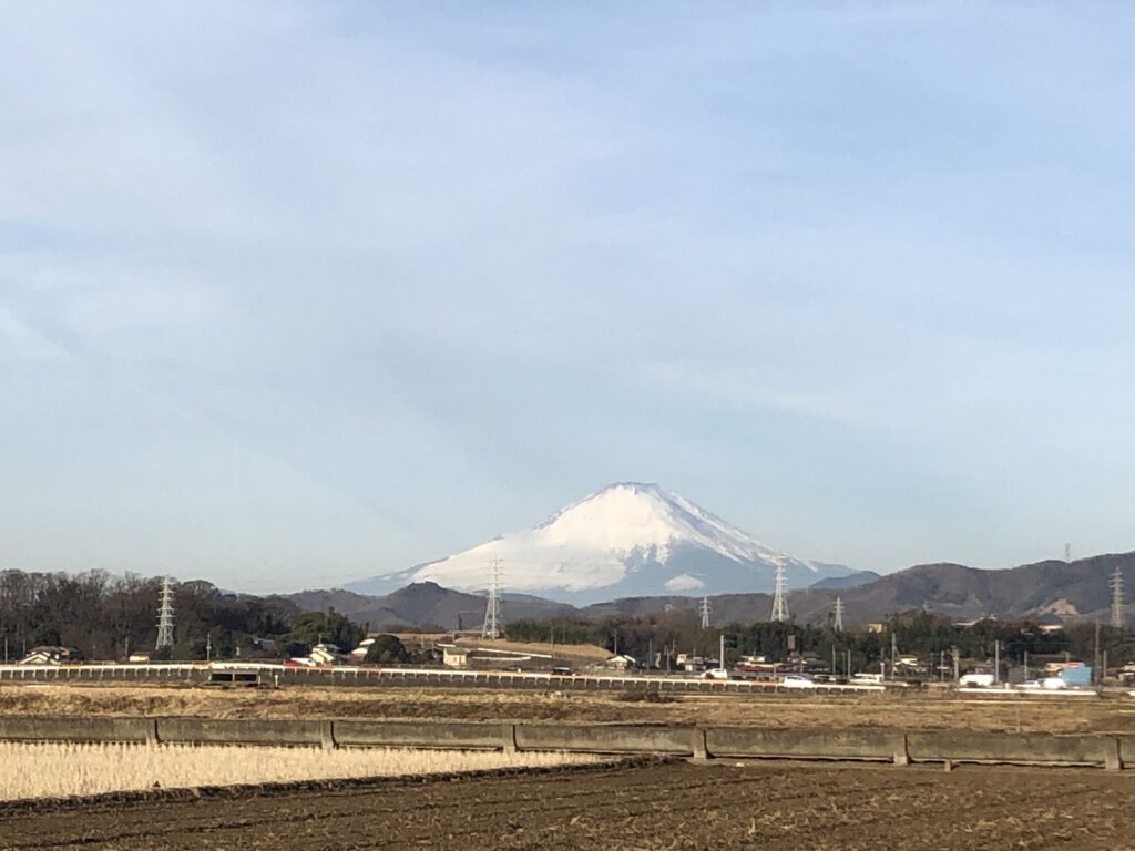 2021年2月10日の富士山